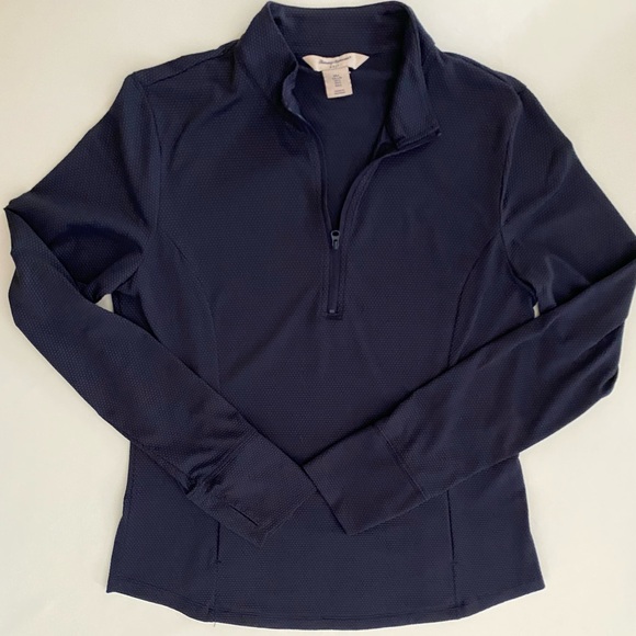 Tommy Bahama Top Maritime Navy Long Sleeve Golf Tennis Shirt Pullover New Large - Picture 9 of 15